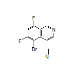 5-Bromo-6,8-difluoroisoquinoline-4-carbonitrile