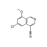 6-Chloro-8-methoxyisoquinoline-4-carbonitrile