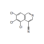 5,6,7-Trichloroisoquinoline-4-carbonitrile