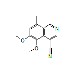 5,6-Dimethoxy-8-methylisoquinoline-4-carbonitrile