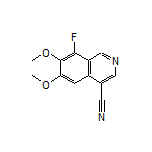 8-Fluoro-6,7-dimethoxyisoquinoline-4-carbonitrile