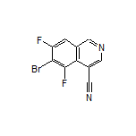 6-Bromo-5,7-difluoroisoquinoline-4-carbonitrile