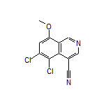 5,6-Dichloro-8-methoxyisoquinoline-4-carbonitrile