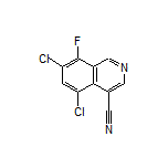 5,7-Dichloro-8-fluoroisoquinoline-4-carbonitrile