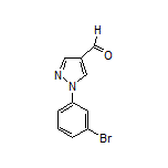 1-(3-Bromophenyl)-1H-pyrazole-4-carbaldehyde