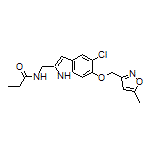 N-[[5-Chloro-6-[(5-methylisoxazol-3-yl)methoxy]-1H-indol-2-yl]methyl]propionamide