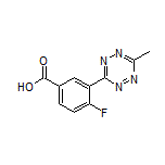 4-Fluoro-3-(6-methyl-1,2,4,5-tetrazin-3-yl)benzoic Acid
