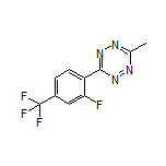 3-[2-Fluoro-4-(trifluoromethyl)phenyl]-6-methyl-1,2,4,5-tetrazine