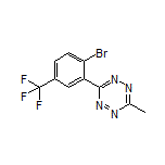 3-[2-Bromo-5-(trifluoromethyl)phenyl]-6-methyl-1,2,4,5-tetrazine