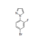 1-(4-Bromo-2-fluorophenyl)-1H-pyrazole