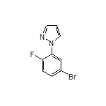 1-(5-Bromo-2-fluorophenyl)-1H-pyrazole