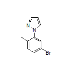 1-(5-Bromo-2-methylphenyl)-1H-pyrazole