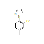 1-(2-Bromo-4-methylphenyl)-1H-pyrazole