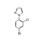 1-(4-Bromo-2-chlorophenyl)-1H-pyrazole