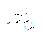 3-(2-Bromo-5-chlorophenyl)-6-methyl-1,2,4,5-tetrazine