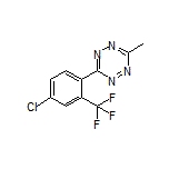 3-[4-Chloro-2-(trifluoromethyl)phenyl]-6-methyl-1,2,4,5-tetrazine