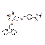 (2S,4S)-1-Fmoc-4-[[4-(tert-butoxycarbonyl)benzyl]oxy]pyrrolidine-2-carboxylic Acid
