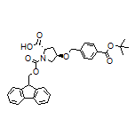 (2S,4R)-1-Fmoc-4-[[4-(tert-butoxycarbonyl)benzyl]oxy]pyrrolidine-2-carboxylic Acid