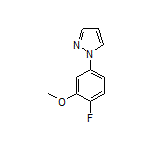 1-(4-Fluoro-3-methoxyphenyl)-1H-pyrazole