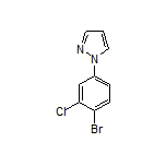 1-(4-Bromo-3-chlorophenyl)-1H-pyrazole