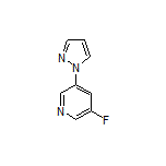 3-Fluoro-5-(1H-pyrazol-1-yl)pyridine