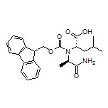 (S)-2-[Fmoc-[(R)-1-amino-1-oxo-2-propyl]amino]-4-methylpentanoic Acid