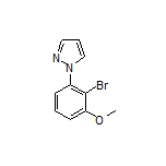 1-(2-Bromo-3-methoxyphenyl)-1H-pyrazole