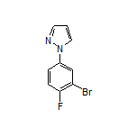 1-(3-Bromo-4-fluorophenyl)-1H-pyrazole