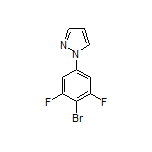 1-(4-Bromo-3,5-difluorophenyl)-1H-pyrazole