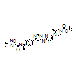 N-[(R)-1-[4-[6-[[5-[(S)-4-Boc-2-methylpiperazin-1-yl]pyridin-2-yl]amino]pyrimidin-4-yl]-2-methylphenyl]ethyl]-3-(tert-butyl)-1,2,4-oxadiazole-5-carboxamide