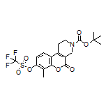 3-Boc-7-methyl-5-oxo-1,3,4,5-tetrahydro-2H-chromeno[3,4-c]pyridin-8-yl Trifluoromethanesulfonate