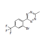 3-[2-Bromo-4-(trifluoromethyl)phenyl]-6-methyl-1,2,4,5-tetrazine