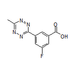 3-Fluoro-5-(6-methyl-1,2,4,5-tetrazin-3-yl)benzoic Acid