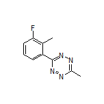 3-(3-Fluoro-2-methylphenyl)-6-methyl-1,2,4,5-tetrazine