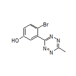 4-Bromo-3-(6-methyl-1,2,4,5-tetrazin-3-yl)phenol
