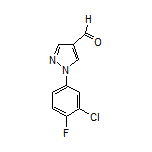 1-(3-Chloro-4-fluorophenyl)-1H-pyrazole-4-carbaldehyde