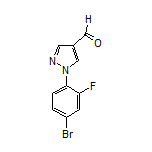 1-(4-Bromo-2-fluorophenyl)-1H-pyrazole-4-carbaldehyde