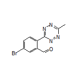 5-Bromo-2-(6-methyl-1,2,4,5-tetrazin-3-yl)benzaldehyde