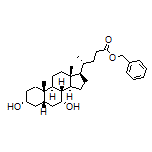 Benzyl (R)-4-[(3R,5S,7R,8R,9S,10S,13R,14S,17R)-3,7-Dihydroxy-10,13-dimethylhexadecahydro-1H-cyclopenta[a]phenanthren-17-yl]pentanoate