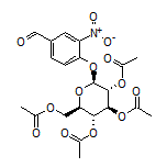 (2R,3R,4S,5R,6S)-2-(Acetoxymethyl)-6-(4-formyl-2-nitrophenoxy)tetrahydro-2H-pyran-3,4,5-triyl Triacetate