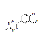 2-Chloro-5-(6-methyl-1,2,4,5-tetrazin-3-yl)benzaldehyde