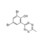 2,4-Dibromo-6-(6-methyl-1,2,4,5-tetrazin-3-yl)phenol