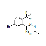3-[5-Bromo-2-(trifluoromethyl)phenyl]-6-methyl-1,2,4,5-tetrazine