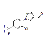 1-[2-Chloro-4-(trifluoromethyl)phenyl]-1H-pyrazole-4-carbaldehyde