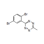 3-(2,5-Dibromophenyl)-6-methyl-1,2,4,5-tetrazine