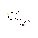 4-(3-Fluoropyridin-4-yl)pyrrolidin-2-one