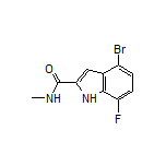 4-Bromo-7-fluoro-N-methyl-1H-indole-2-carboxamide