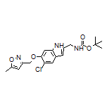 N-Boc-1-[5-chloro-6-[(5-methylisoxazol-3-yl)methoxy]-1H-indol-2-yl]methanamine