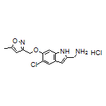 [5-Chloro-6-[(5-methylisoxazol-3-yl)methoxy]-1H-indol-2-yl]methanamine Hydrochloride