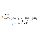 [5-Chloro-6-(thiazol-4-ylmethoxy)-1H-indol-2-yl]methanamine